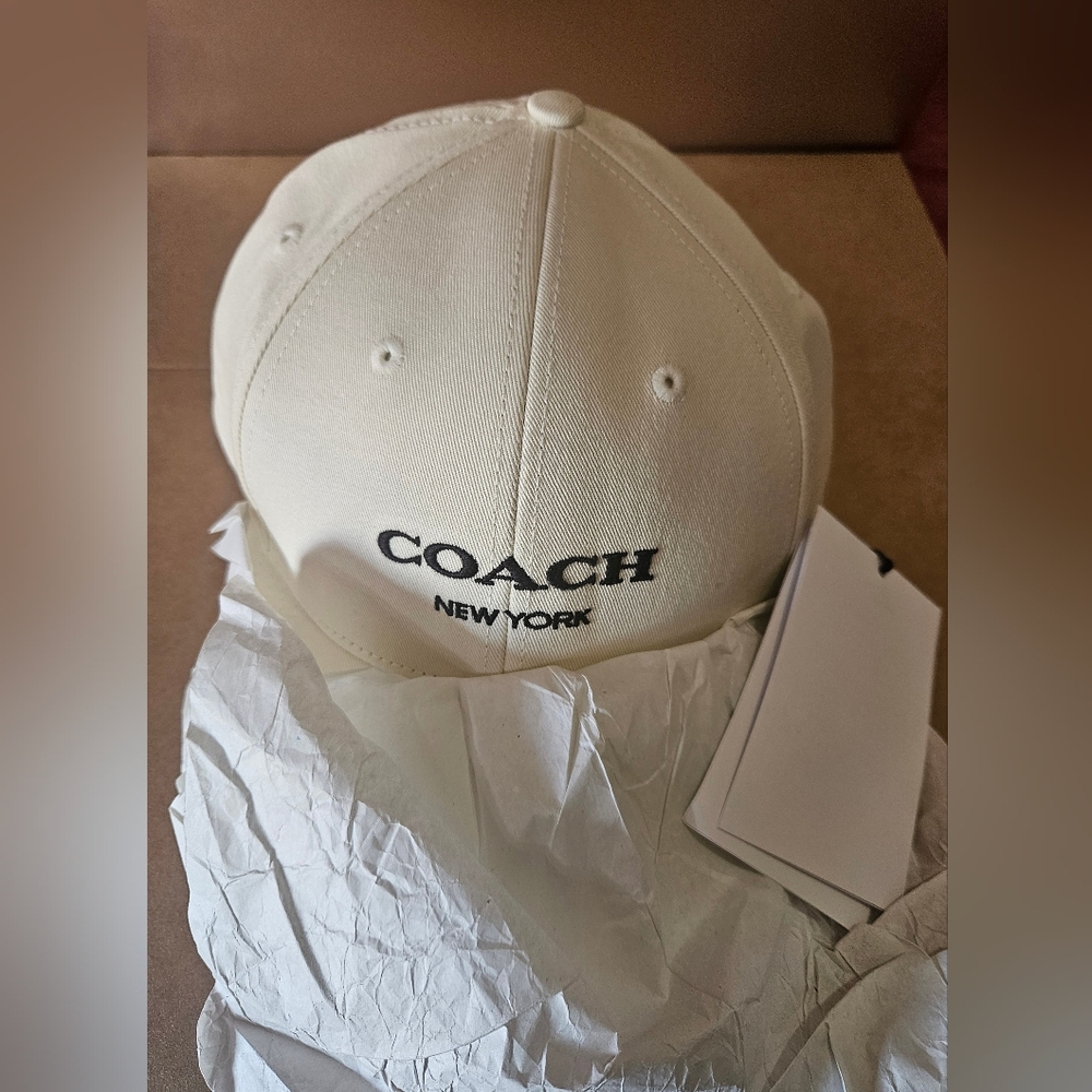 Coach Chalk Embroidered Baseball Hat XS/S